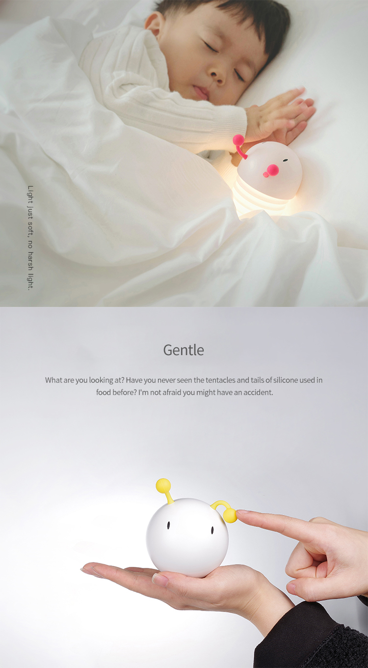 D011 - LAIKEN Caterpillar Bedside Night Light Lamp - Extendable, Magnetic Design, Soft Warm Light (6)